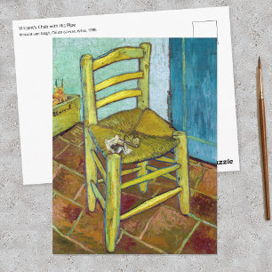 Postal La silla de Van Gogh - Vincent van Gogh