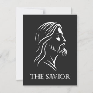 Postal La silueta de Jesús el Salvador