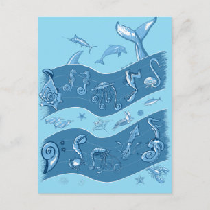 Postal La sinfonía del océano