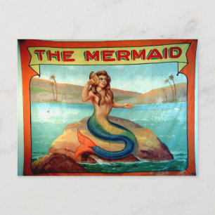 Postal la sirena