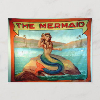 Postal la sirena