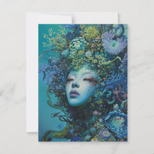 Postal La Sirena del Océano