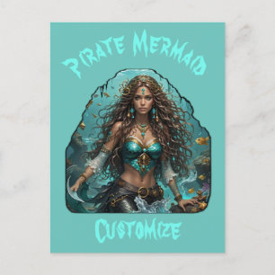 Postal La sirena pirata Lady Thunder_Cove