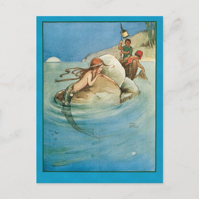 Postal La Sirenita (Anverso)