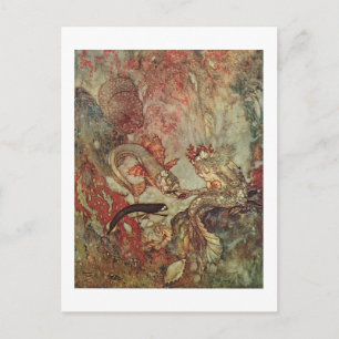 Postal La Sirenita de Dulac