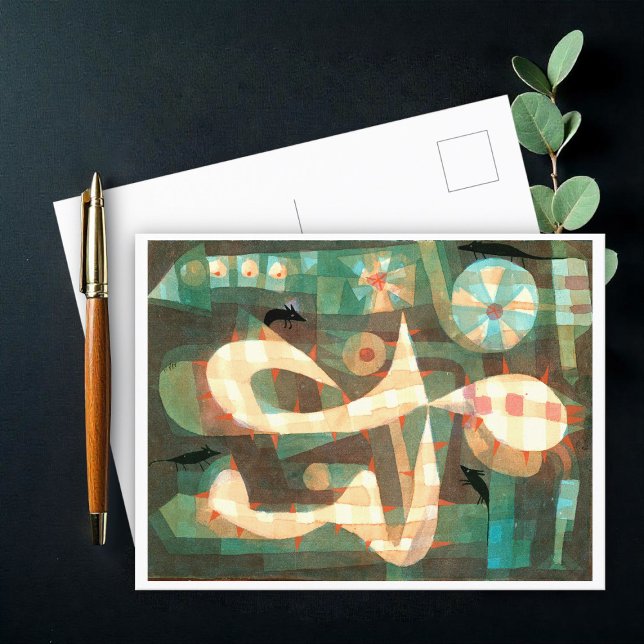 Postal La soga púbila con los ratones, Paul Klee (Subido por el creador)