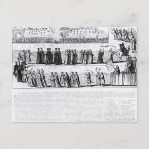 Postal La solemne procesión burlesca