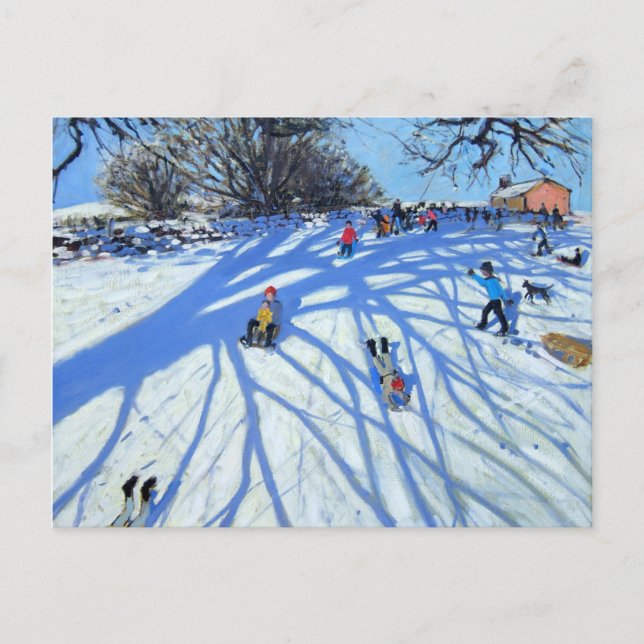 Postal La sombra de Derbyshire (Anverso)