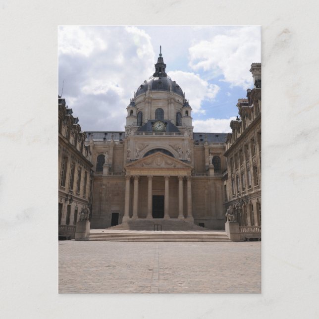 Postal La Sorbonne (Anverso)