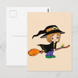 Postal La sorcière bien aimée.