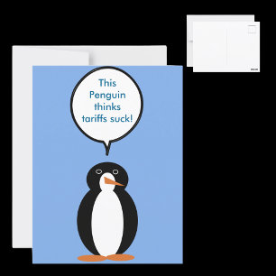 Postal La Sra. Penguin Dice Que Tariffs Suck