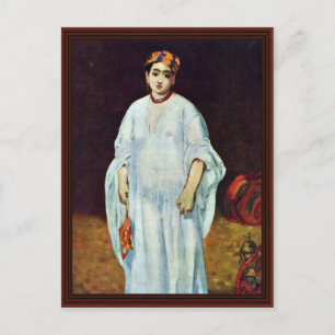 Postal La Sultans De Manet Edouard