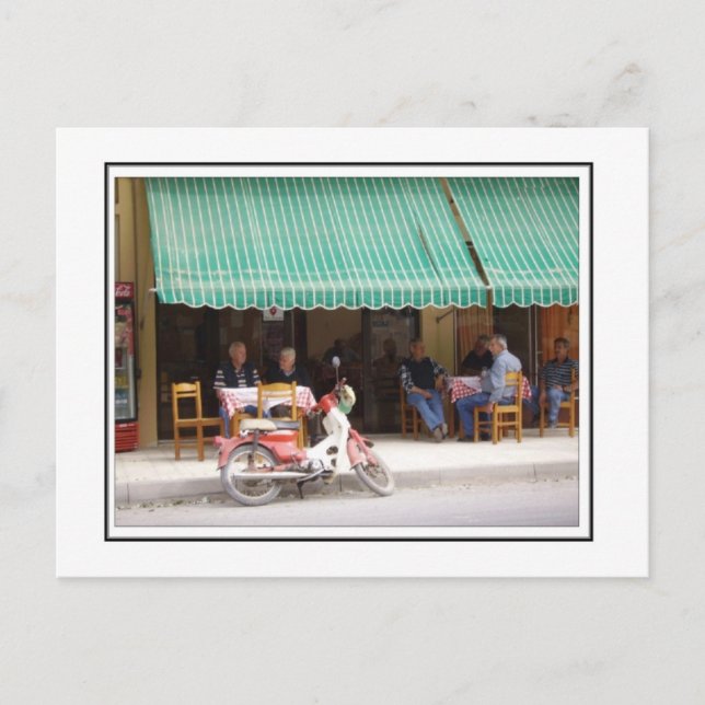 Postal La taberna del pueblo (Anverso)