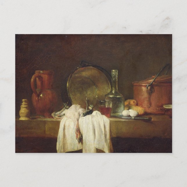 Postal La tabla de cocina (Anverso)