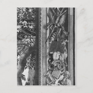 Postal La tapicería de las estaciones, la frontera, la fá