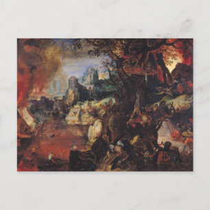 Postal La tentación de San Antonio 3