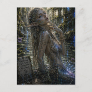 Postal La Tentadora / La Sirena / El Río Cubierto de Vege
