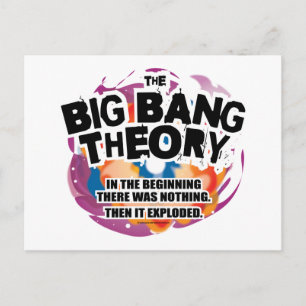 Postal La teoría del Big Bang