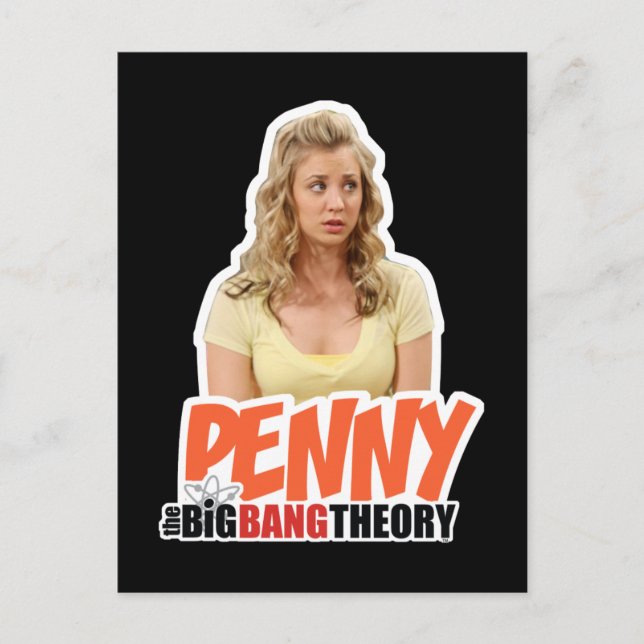 Postal La teoría del Big Bang | Penny (Anverso)
