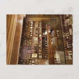 Postal La tienda de chocolate