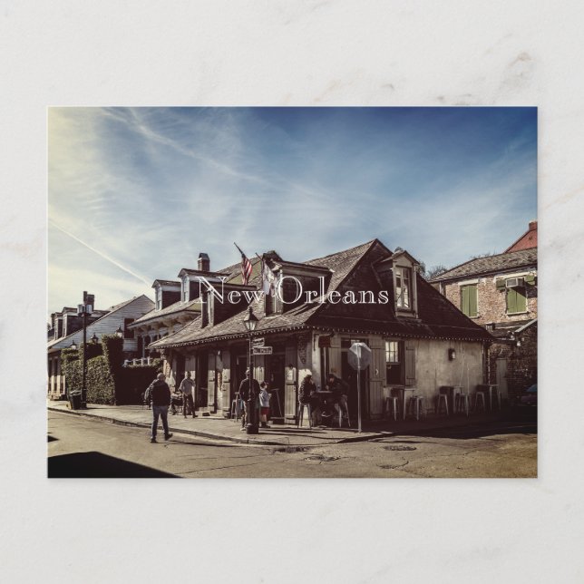 Postal La tienda de herrería de Laffite (Anverso)