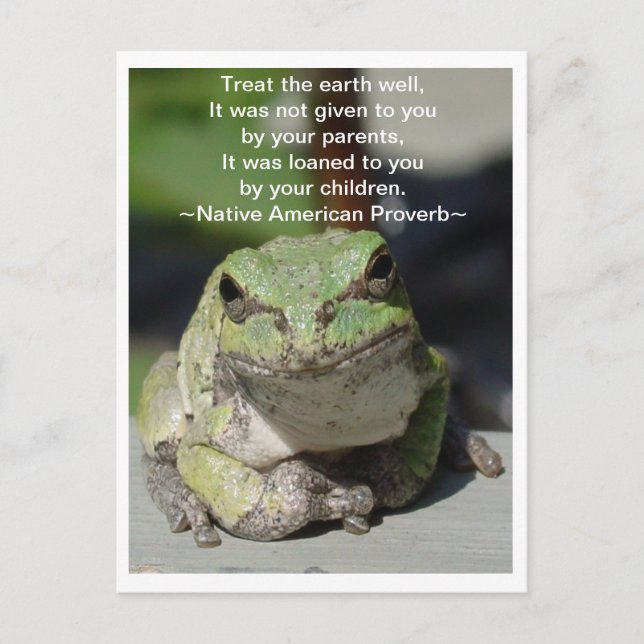 Postal La Tierra (Anverso)