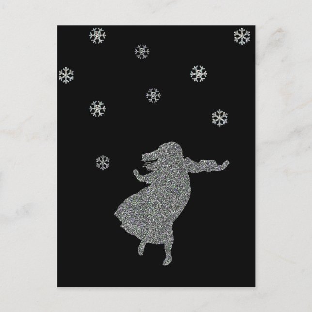 Postal La tierra de la nieve (Anverso)