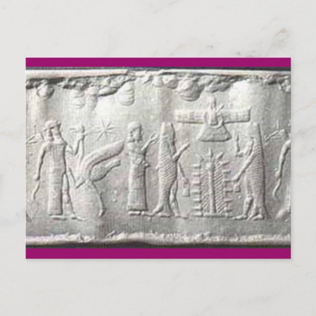 Postal la tierra de UR (Anverso)