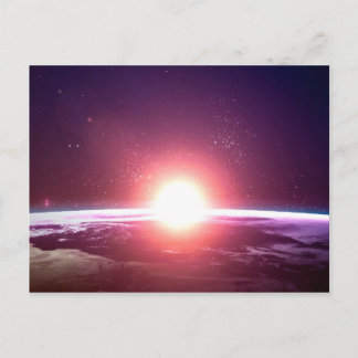 Postal La Tierra desde el espacio