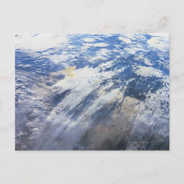 Postal La Tierra desde el espacio ultraterrestre 4 (Anverso)