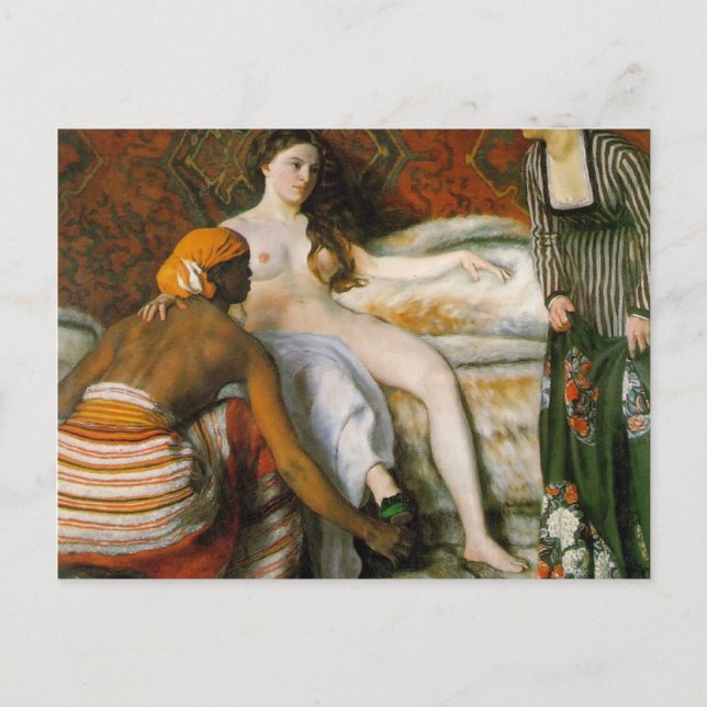 Postal La Toilette, Frederick Brazille (Anverso)