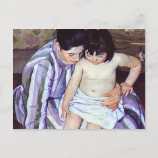 Postal La Toilette, Mary Cassatt