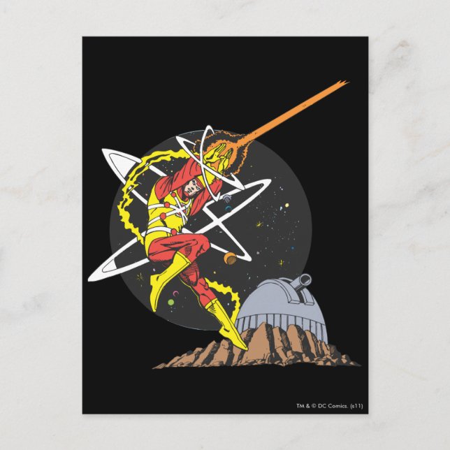 Postal La tormenta de fuego - El hombre nuclear (Anverso)