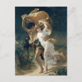 Postal La tormenta de Pierre Auguste Cot