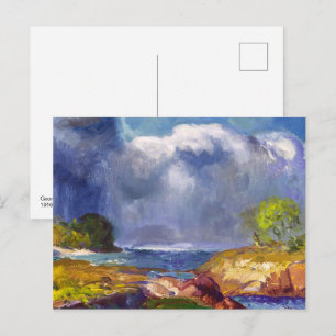 Postal La tormenta que se avecina George Bellows