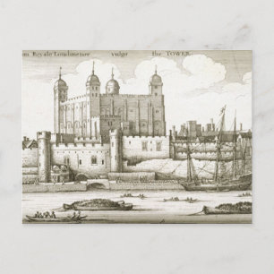 Postal La Torre de Londres, 1647 (grabado)