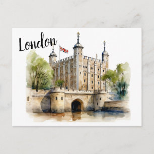 Postal La Torre de Londres: guardián de la historia britá