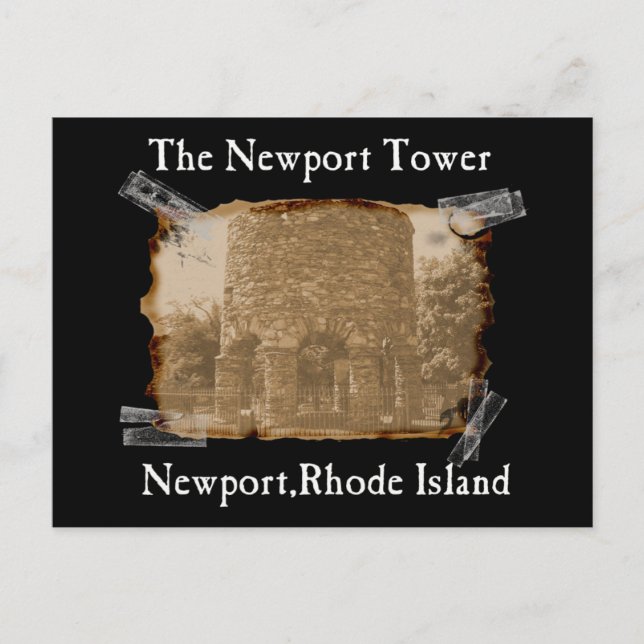Postal la torre de Newport (Anverso)