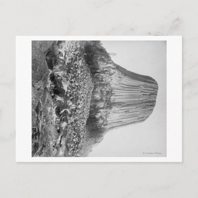 Postal La Torre del Diablo desde Occidente con caídas (Anverso)