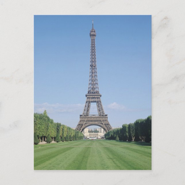 Postal La Torre Eiffel (Anverso)