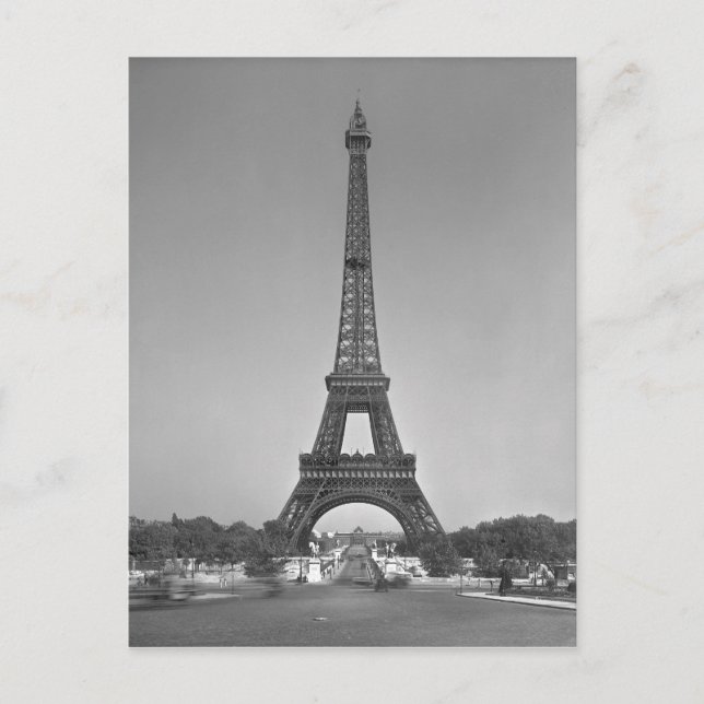 Postal La Torre Eiffel, 1887-89 (Anverso)