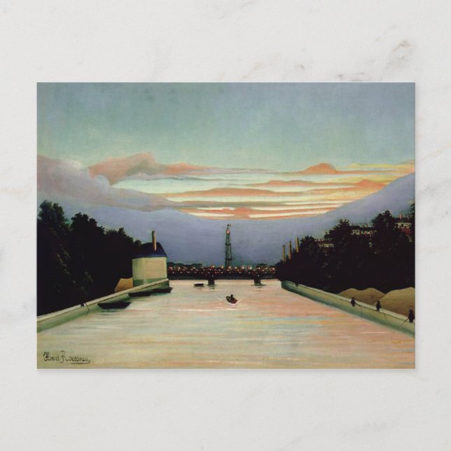Postal La Torre Eiffel Henri Rousseau 1898 (Anverso)