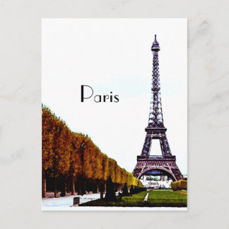 Postal La Torre Eiffel - París