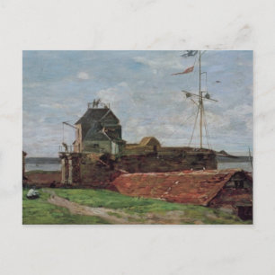Postal La Torre Francois Ier en el Havre, 1852
