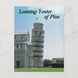 Postal La Torre inclinada de Pisa