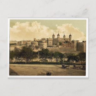 Postal La torre, Londres, Inglaterra, rara fotochrom