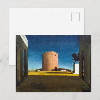 Postal La Torre Roja | Giorgio de Chirico |