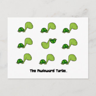 Postal La tortuga incómoda