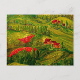 Postal La Toscana al amanecer