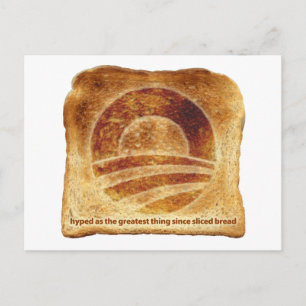 Postal La tostada de Obama